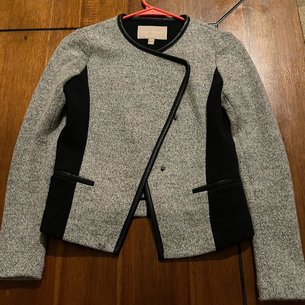 Banana Republic Two Tone Blazer (Gray/Black)